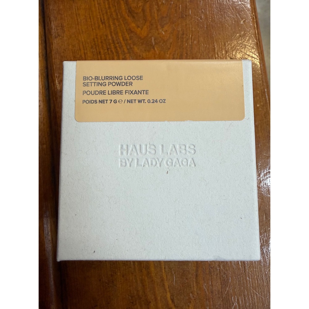 Haus Labs by Lady Gaga Bio-Blurring Loose‎ Setting Powder Golden 0.24oz New Box